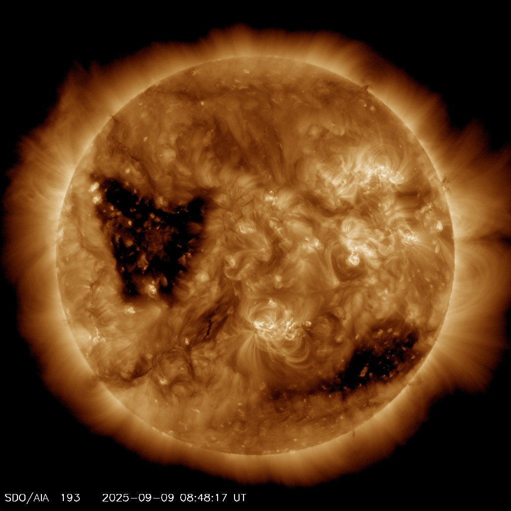 Solar Dynamics Observatory ultraviolet image of the sun